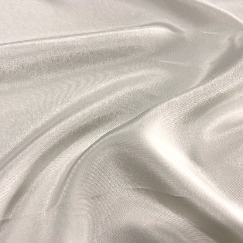 Tecido liso de seda amoreira e mistura